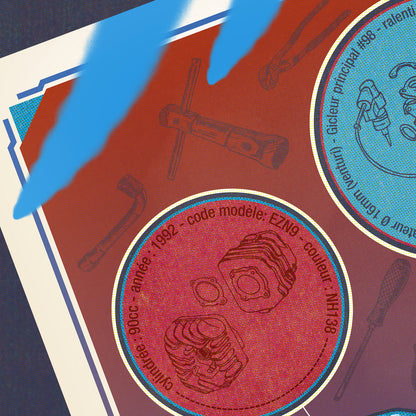 Affiche Honda Cub EZ 90