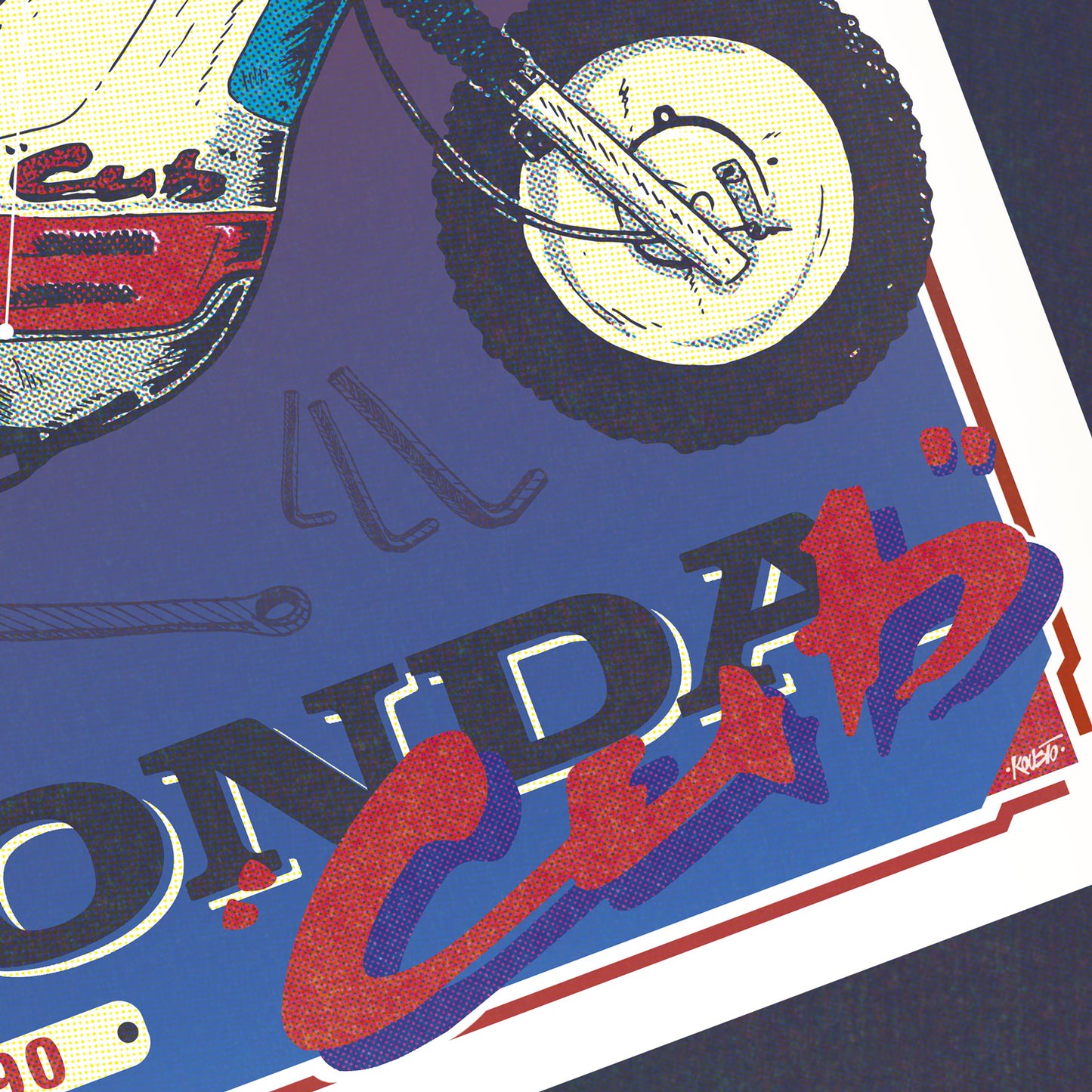 Affiche Honda Cub EZ 90