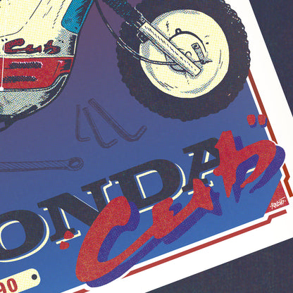Affiche Honda Cub EZ 90